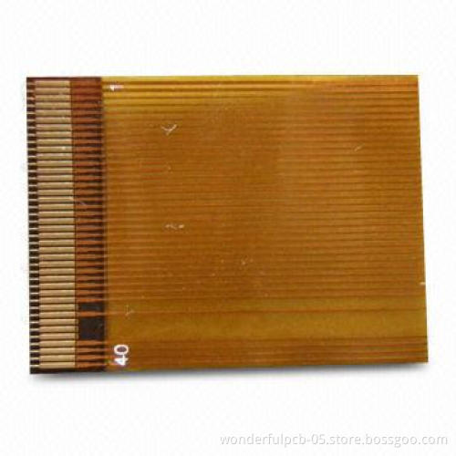 double side flex pcb based polymide material with 1.0mm and emmersion finish for electronics
